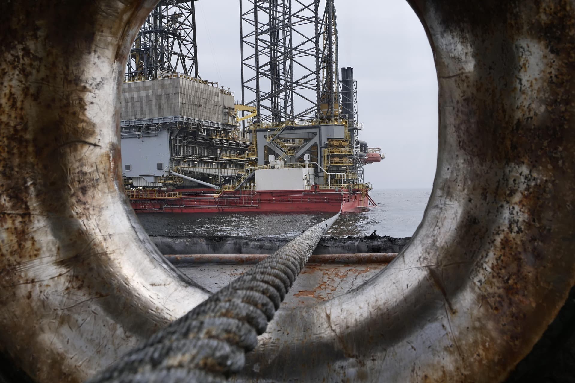 Energy sector professionals working on an offshore industrial project